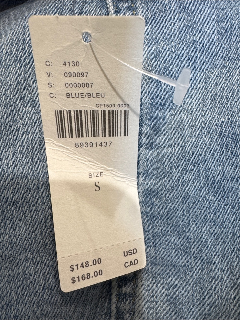 Anthropologie Pilcro Light Blue Denim Tank Dress #687 - Picture 4 of 4